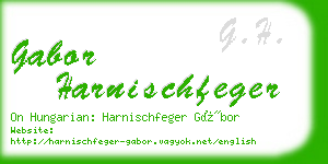 gabor harnischfeger business card